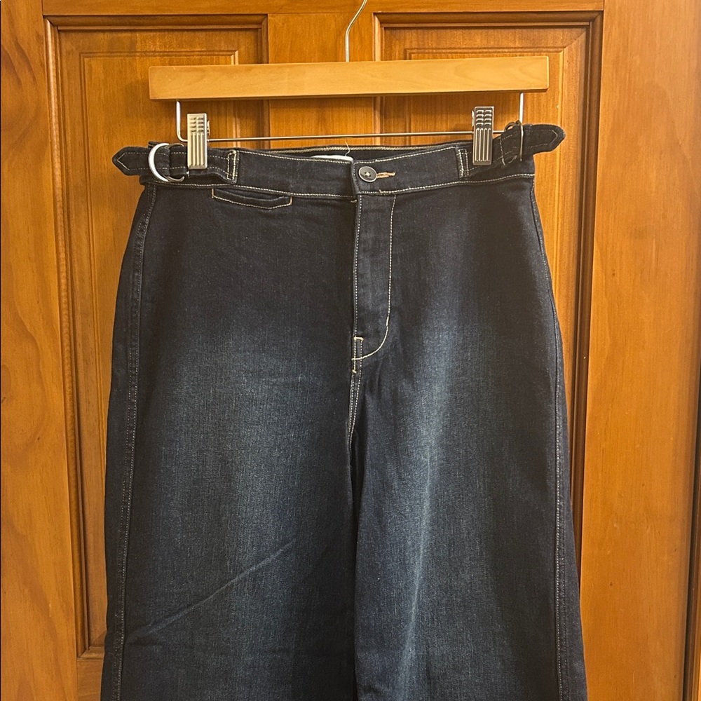 Carve Designs Dark Denim Wide-Leg Jeans